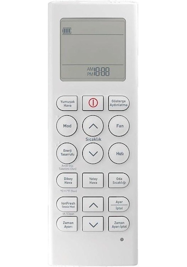 Arçelik Klima Kumandası - Türkçe Tuş Takımlı 1 Adet