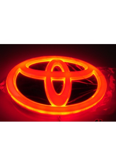 Reedark Toyota Rav4 Corolla İçin Özel Tasarım Led İkaz Lambası, Kırmızı Renk, 10x6.8cm