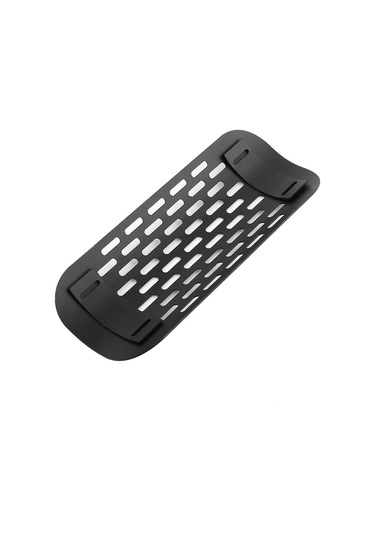 Geeroyoo Motorsiklet Boru Isı Koruması - Paslanmaz Çelik, Soğutma Delikleri, Ayarlanabilir Klempler, Siyah Düz Desen, Güvenli Kullanım