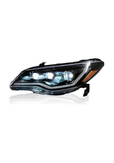 Autogp Honda Civic Fd6 Ön Far Lambası Ledli Diamond Model 3 Lens 2006 / 2011 1 Adet