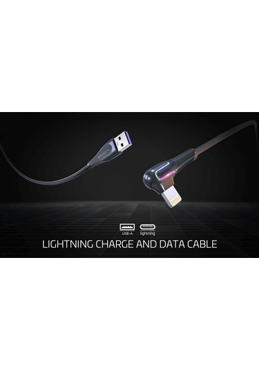 Syrox RGB LED 2.0A Lightning Kablo