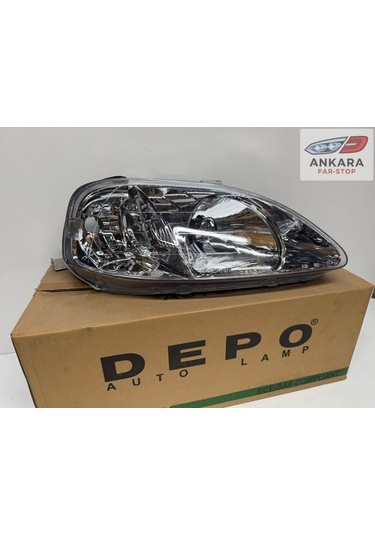Honda Civic İes Makyajlı Kasa Hatchback 1999-2001 Far Lambası Sağ Makyajlı Kasa-sağ Far-depo Marka