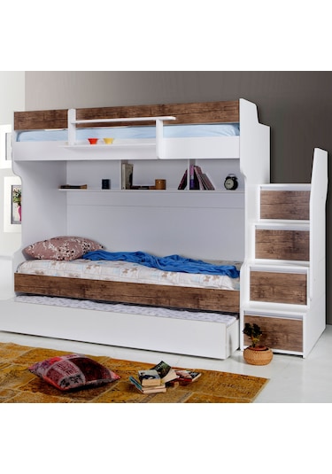 Setaymobilya Ranza, Ceviz Ranza, Cesur Ceviz Ranza, 3 Lü Merdivenli Ranza