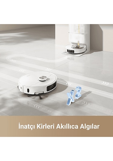 DREAME L40 Ultra Mop Robot Süpürge Beyaz