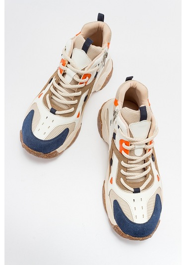 Luvishoes Lowel Laci Multi Kadın Spor Bot Lacivert