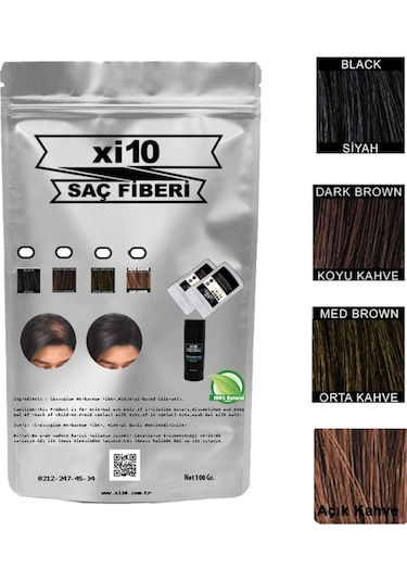 Xi10 100 Gr Saç Tozu 4 Renk A Kalite Toppik Benz.
