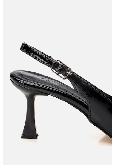 Yaya Kadın Siyah Ayarlanabilir Tokalı Stiletto