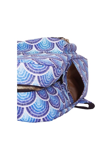Bloominbag Calm Waves 13-14 İnç Laptop / Macbook Sırt Çantası Mavi - Beyaz