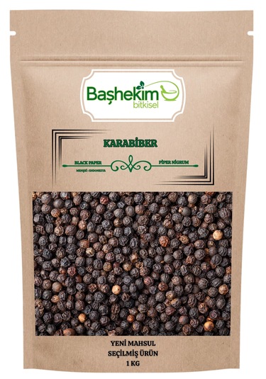 Karabiber Tane Elenmiş Seçilmiş Yeni Mahsul Ecza Kalite 1 Kg