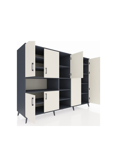 Kronos Dolap 13 Raflı 7 Kapaklı 220x59x163 Antrasit-aytaşı/antras Antrasit-aytaşı/antrasit Kronos Dolap 13 Raflı 7 Kapaklı 220x59x163 Antrasit-aytaşı/antras Antrasit-aytaşı/antrasit