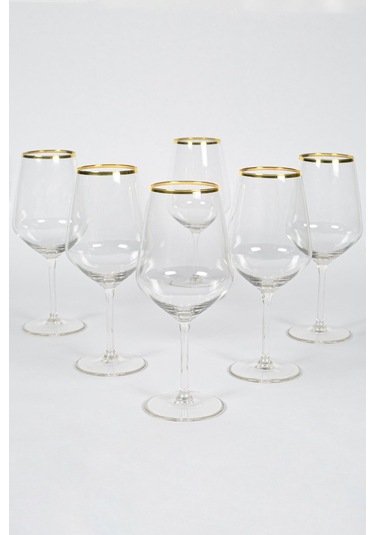 Rakle Avantgarde Gold 6'lı Kadeh Seti 490 Cc