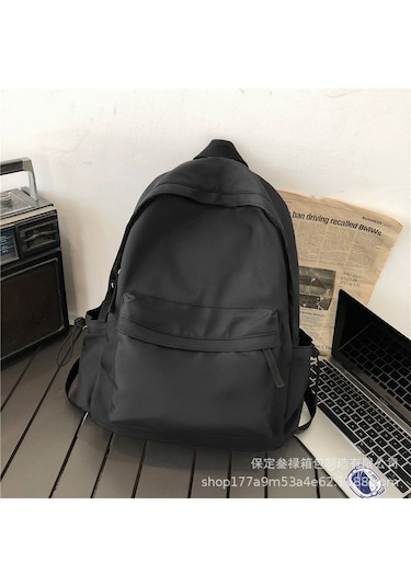 Geniş Kapasiteli Şık Ve Pratik Üniversite Öğrencileri İçin Ergonomik Sırt Çantası, Okul Ve Kampüs Yaşamına Uygun Konforlu Gezgin Çantası Siyah