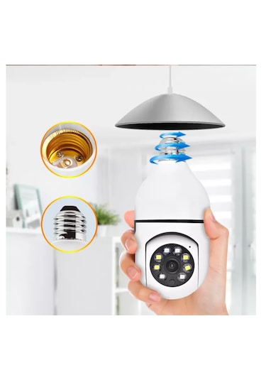 Full Hd Hareket Takip Sistemli Uzaktan Kontrol Edilebilen Ampul K