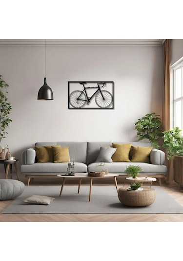 Özel Tasarım Metal Tablolar Bisiklet 2 Bicycle 2 Metal Duvar Tablosu Sanat