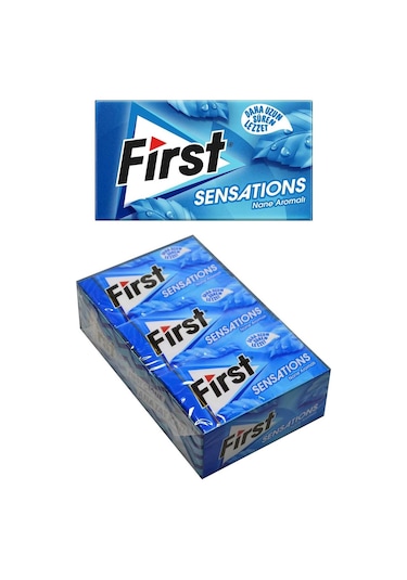 First Sensations Nane Aromalı Sakız 12 x 27 G