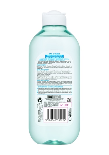 Garnier Saf & Temiz Micellar Kusursuz Makyaj Temizleme Suyu 400 ML