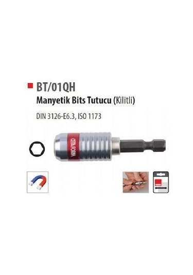 Cetaform BT/01QH Mıknatıslı Manyetik Bits Tutucu Matkap Ucu