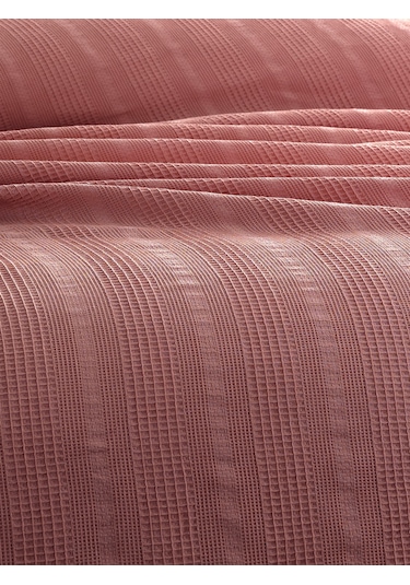 Tek Kişilik Waffle Pike 160x230cm, %100 Pamuk, Petek Tasarım