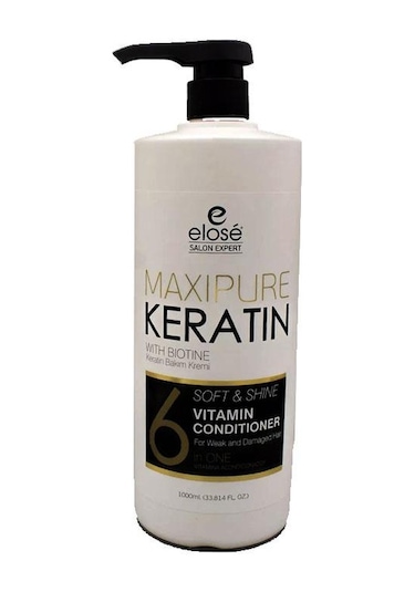 Elose Maxipure Keratin Vitaminli Saç Bakım Kremi 1 L
