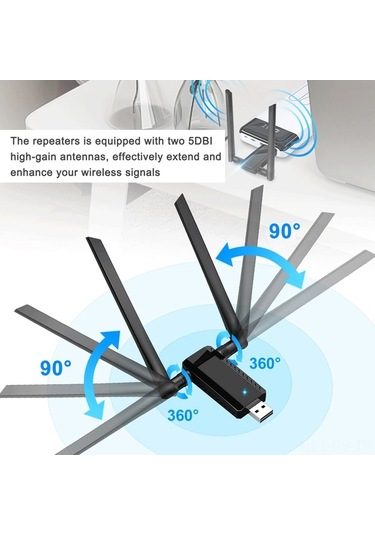 Pazly İç Mekan Wifi Güçlendirici - 300mbps Kablosuz Ağ Genişletici Ve Tekrarlayıcı