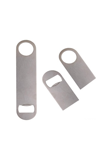 Youtek 6'lı Paslanmaz Çelik Açıcı: Profesyonel Bar & Mutfak İçin Dayanıklı, Kolay Kullanımlı Biçak Açıcı Seti Gümüş