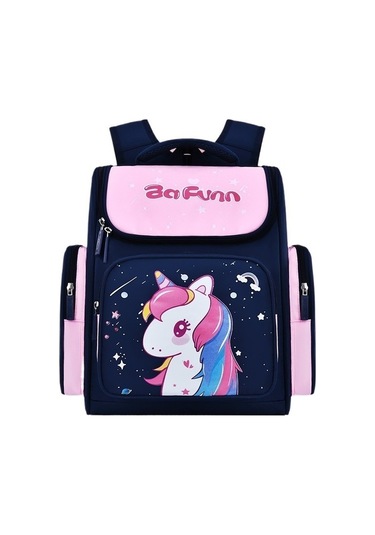 İlkokul 1-3-6 Sınıf Öğrencileri İçin Ergonomik Sırt Çantası, Omurga Desteği İle Konforlu Okul Çantası, Kız Ve Erkek Çocuklar İçin Modaya Uygun Desenli Uzay Temalı Çanta Pembe