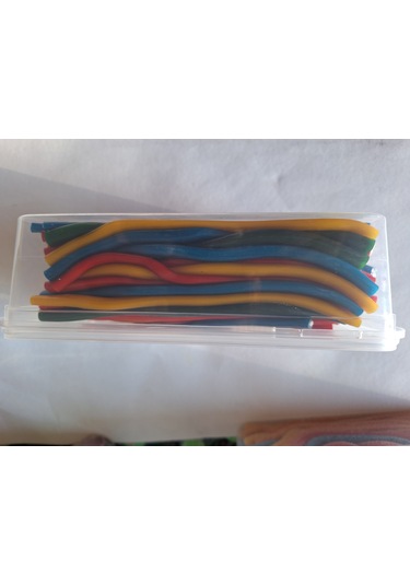 Jellopy Licorice Borucuk Dolgulu Mix Çubuk Sade Jelibon 160 Adet