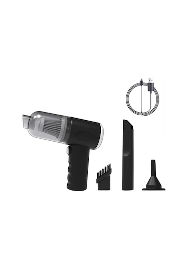 Kablosuz Araba Elektrikli Süpürge Usb Şarj 1200 Mah Taşınabilir Temizlik Cihazı Mini Islak Ve Kuru Darbe Elektrikli Süpürge Ev