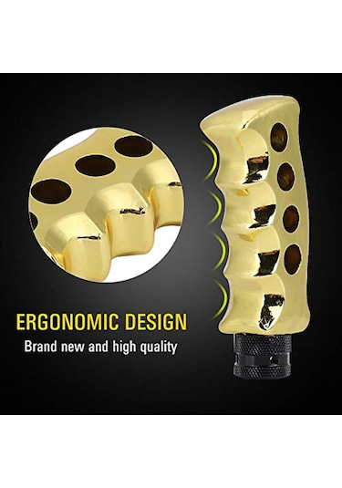 Vites Topuzu Evrensel Manuel Şanzıman Araba Tutacağı Bıçak Sapı Vites Topuzu 8/10/12mm Adaptörlerle Vites Kolu Vites Topuzu Manuel Araç İçin Yedek