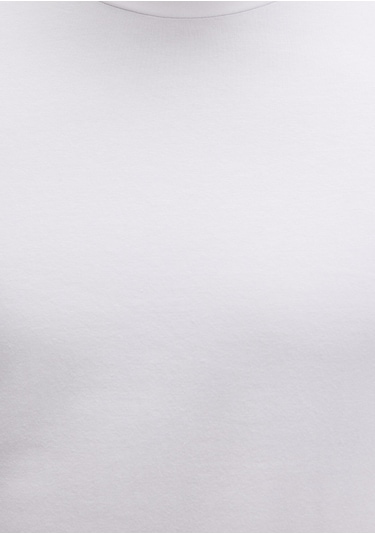 Mavi - Beyaz Basic Tişört 061747-620-Beyaz