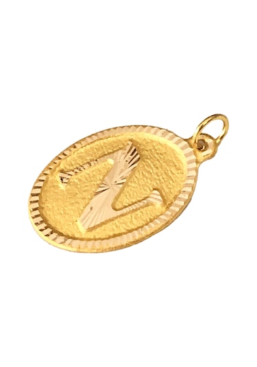 Enderun Kuyumculuk 14 Ayar Altın N Harf Kolye Ucu