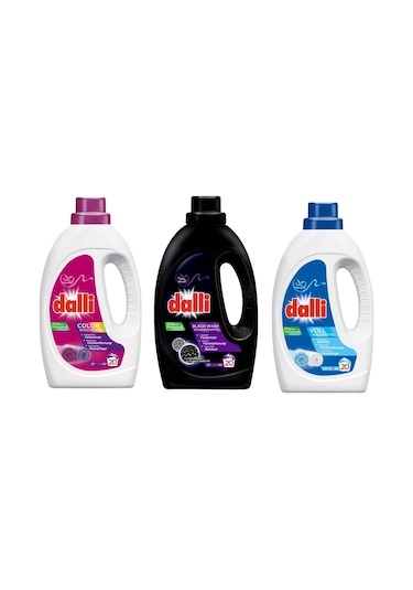 Dalli Sıvı Çamaşır Deterjanı Serisi 3'lü Set Set