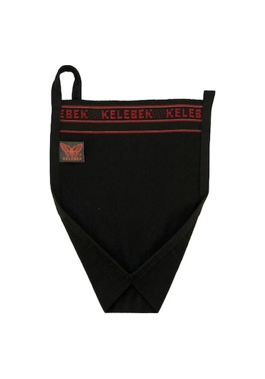 Kelebek Kese Kıvrık Kalın Tellak Hamam Kesesi 24'lü Siyah