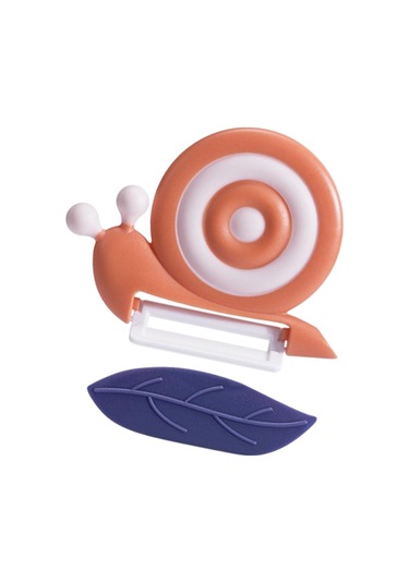 Homyl Sebze Soyucu Seramik Bıçaklı Mutfak Aleti Havuçlar Sebzeler Turuncu