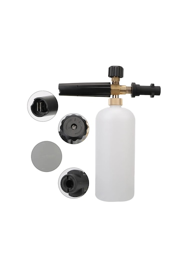 Karcher İçin K2 K3 K4 K5 K6 K7 Köpük Püskürtücü 1l Ayarlanabilir Püskürtme Memesi Araba Sabun Köpük Jeneratörü Yüksek Basınçlı Yıkama