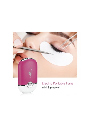 Shineyee Usb Şarjlı Taşınabilir Mini Klima Fan - Kirpik Uzatma & Seyahat İçin Serinletici Hava Üfleyici