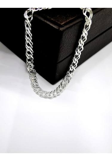 Omar Silver Erkek Rambo Gümüş Bileklik 6,5 Mm