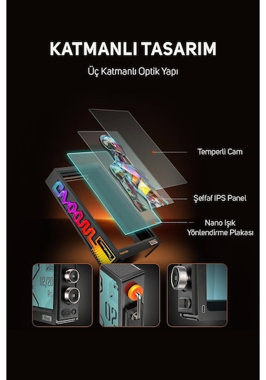 Divoom Times Frame 10.1 Akıllı Kişiselleştirilebilir Dijital Çerçeve, 64gb Siyah