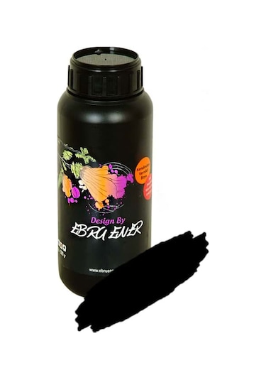 Ebru Ener Anka Vernikli Genel Yüzey Boyası Siyah 500 G