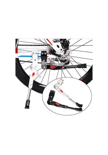 Bisiklet Yan Sehpa Kelepçeli Arka Ayaklık Alüminyum Park  Ayağı