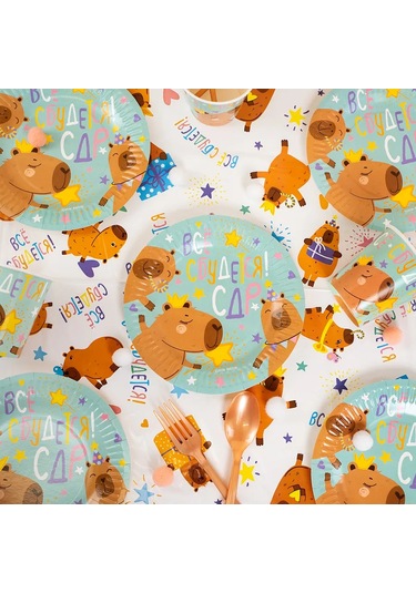 Eventbox Parti İçin Tek Kullanımlık Tabak Seti 384536262 100 adet