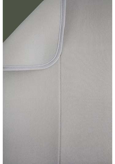 Basic Bulaşık Kurutma Matı 46x36 cm Kurulama Bezi Kurutma Örtüsü Tezgah Üstü Gri