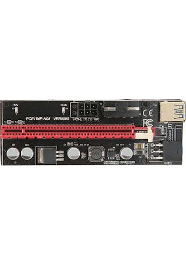 Fosenze Gpu Madenciliği İçin Pcıe 1x-16x Genişletme Kartı, Usb3.0 Kablolu, 4+6pın Güç Arayüzü, Altın Kaplı, Sabit Kanca, Anakart Yükünü Azaltır