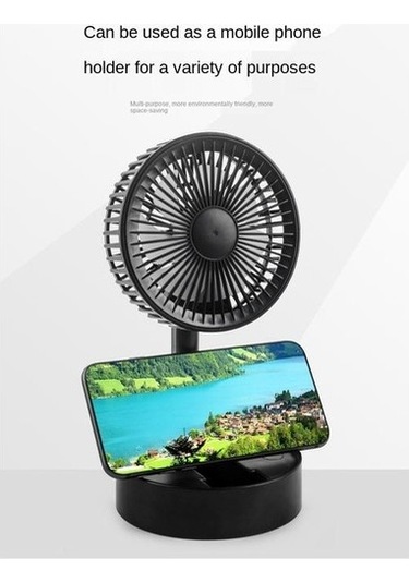 Usb Şarj El Küçük Fan 9799 Siyah