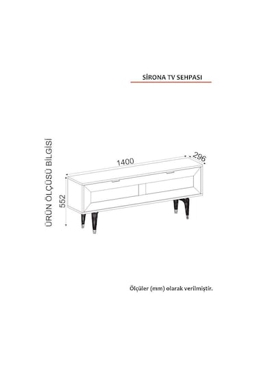 Dekorister Sirona Tv Sehpası Safir - Hazeran