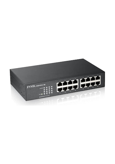 Zyxel GS1100-16 16 Port 10/100/1000 Mbps Yönetilemez Gigabit Switch