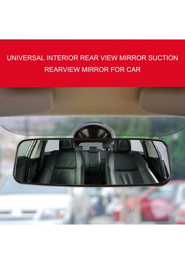 Jeemson Plastik Siyah Araç Geribakış Aynası - Geniş Görünüm, Hd Kalite, 200x60mm Boyut