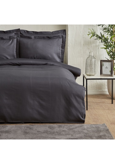 Karaca Home Uniq %100 Pamuk Saten Çift Kişilik Nevresim Takımı A Düz Renk