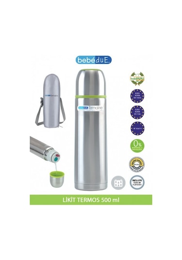 Bebedue Likit Termos 500ML Gri