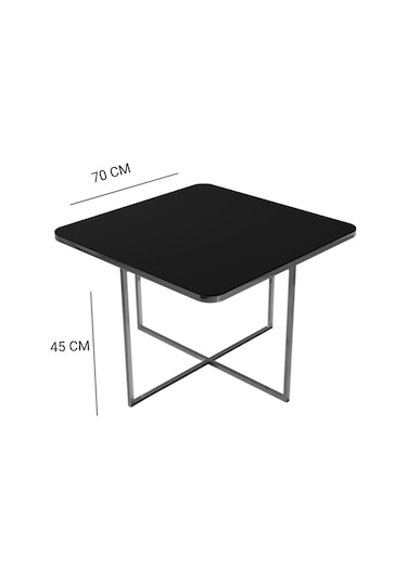 4+1 Gold Kaplama Bronz Ayna Radüslü Orta Sehpa